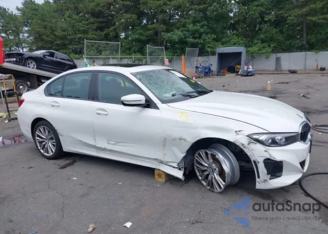 2023 BMW 330I xDrive из США, поврежденный, VIN 3MW89FF0XP8D41146